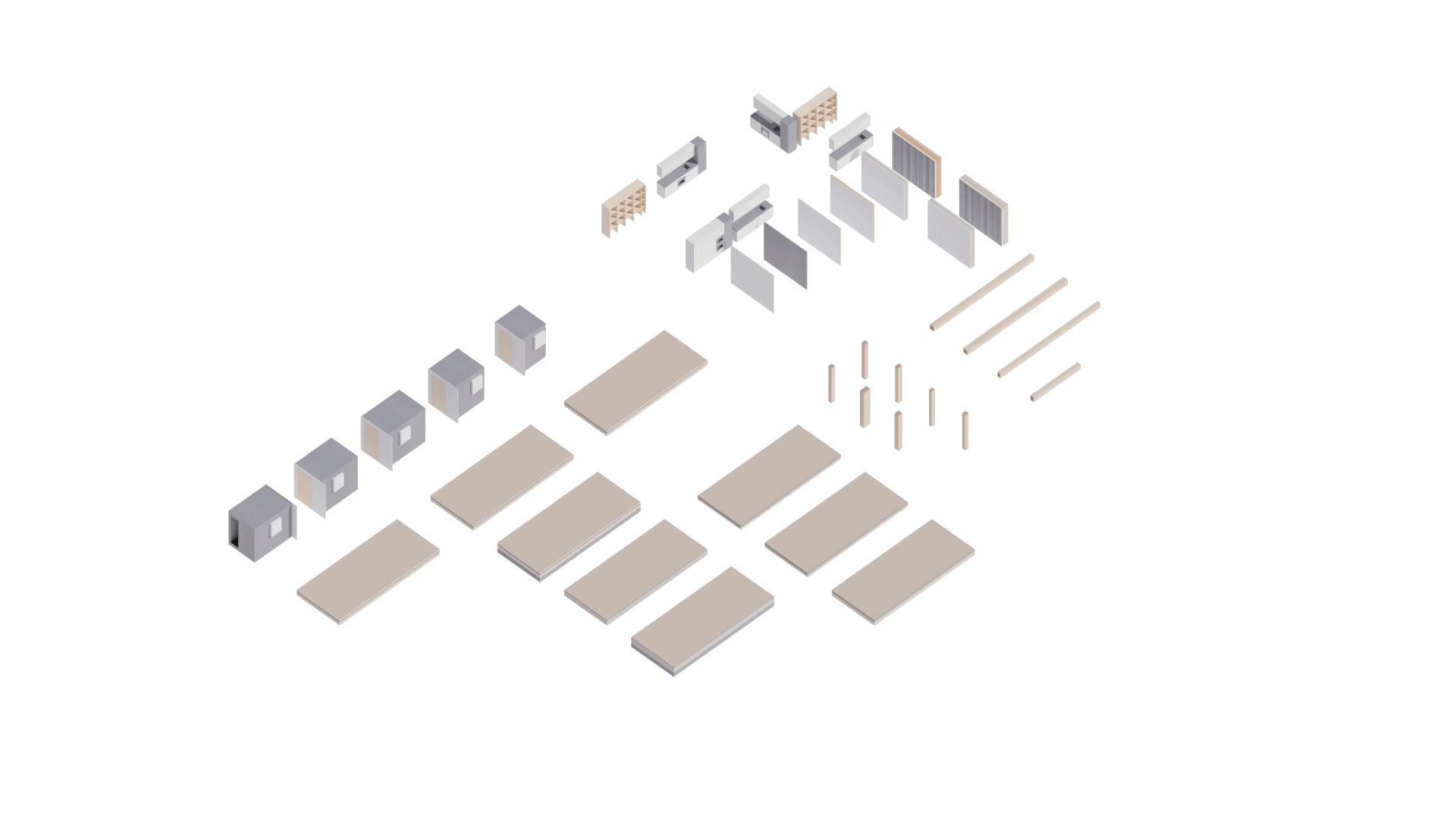 Kit-of-Parts und Systembau-Module